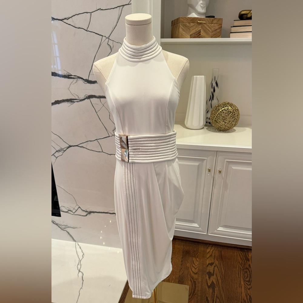 Zhivago White Midi Dress